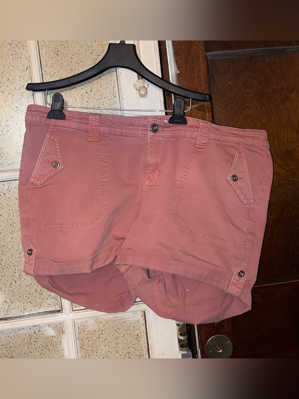 torrid Rosewood Utility Drawstring Shorts - Size 22